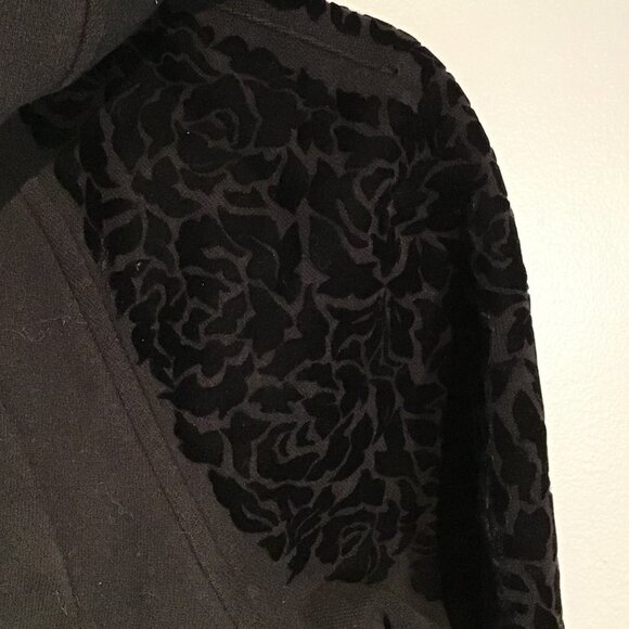 Lululemon Scuba Hoodie Light Cotton Fleece (Floral Flock) Black Size 6 - Picture 11 of 16